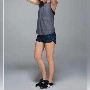 Blue Camo Lululemon OG Speed Shorts